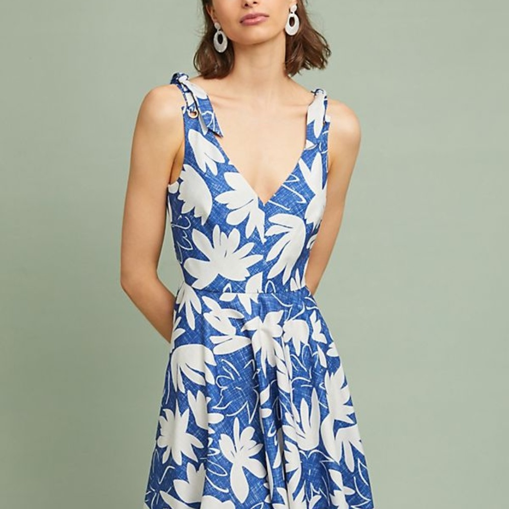 Leaf Mosaic Dress from Anthropologie